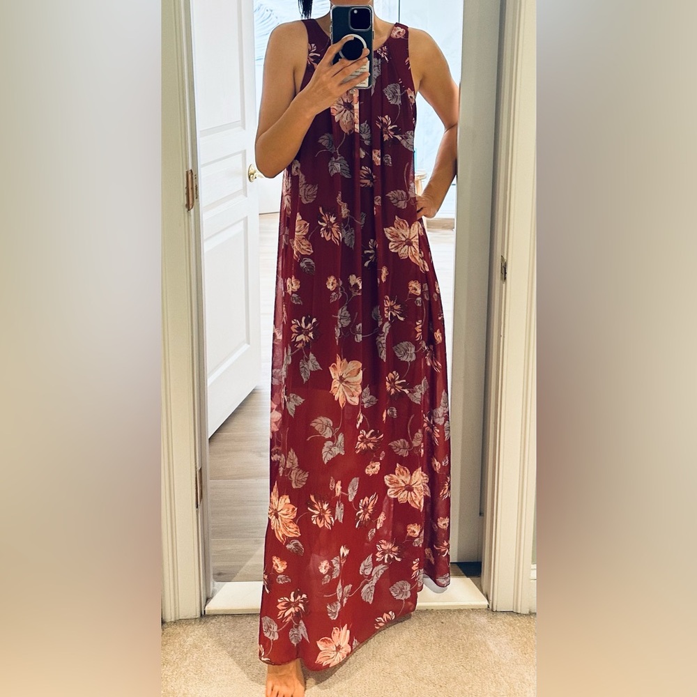 Free People Floral Maxi Dress